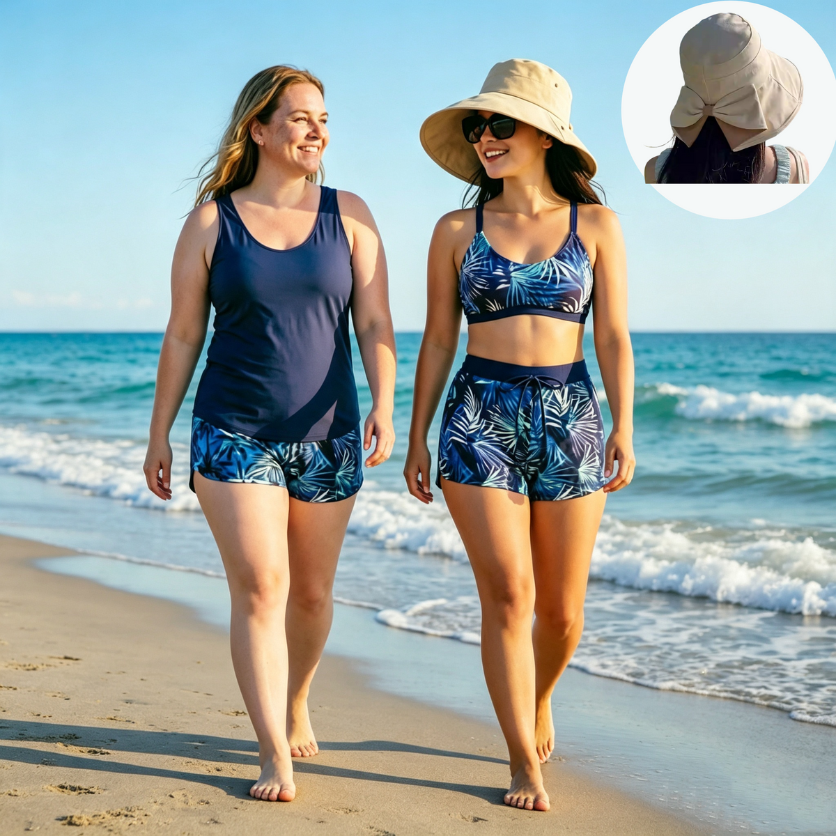 🔥✨ PRODANO U VIŠE OD 50.000 PRIMJERAKA! 🎁Ženski trodijelni tankini kupaći kostim s kratkim hlačicama
